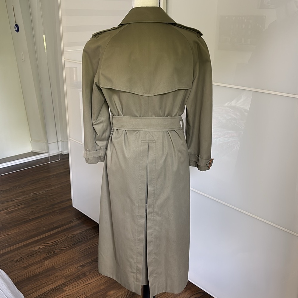 Vintage Burberrys Heavyweight Check-Lined Raincoat / Trench – Pristine - Picture 6 of 13